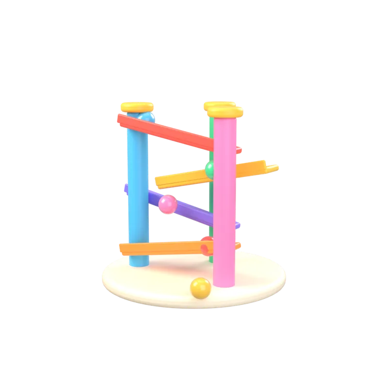Zig-Zag Marble Run, view 2