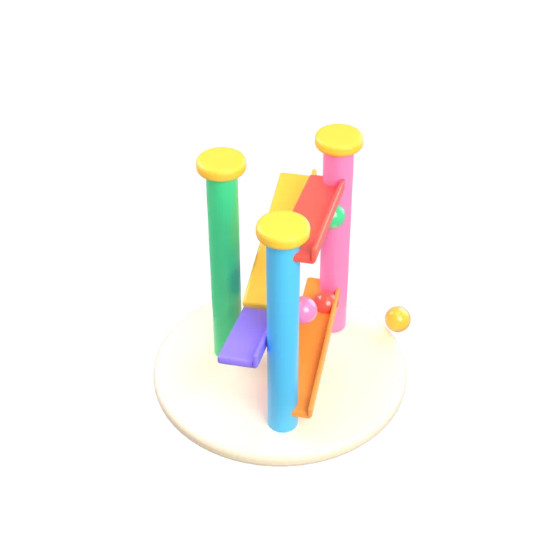 Zig-Zag Marble Run, view 3